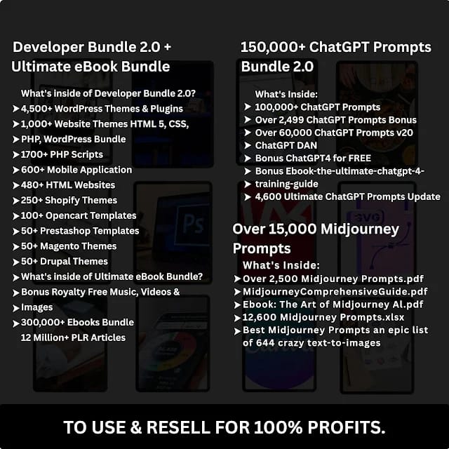 85 Million Digital Products Bundle - Image 4